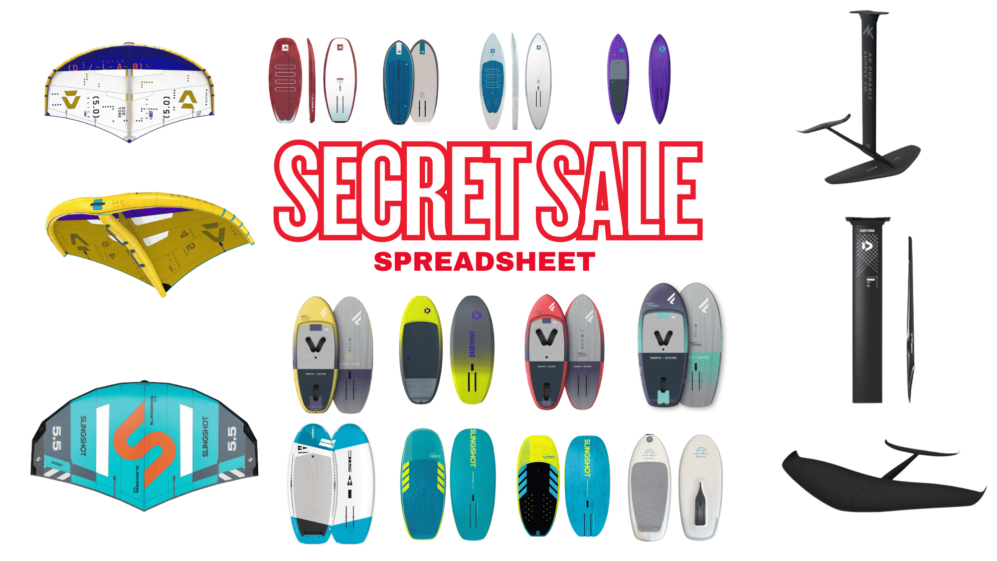 Secret Sale Spreadsheet: Forbidden Discounts on Premium Foil Gear