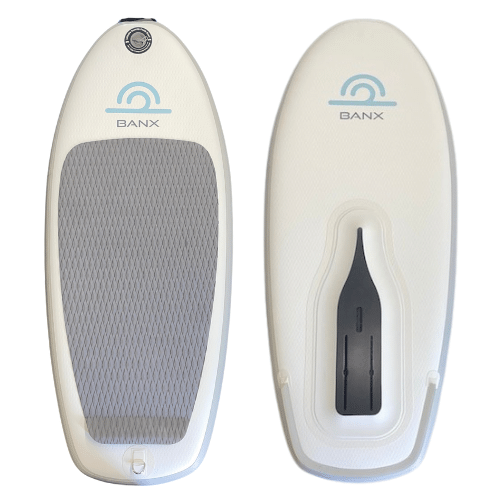 Learning to Hydrofoil is easy with an inflatable foil board