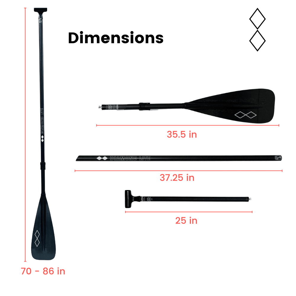 Carbon 3-Piece SUP Paddle