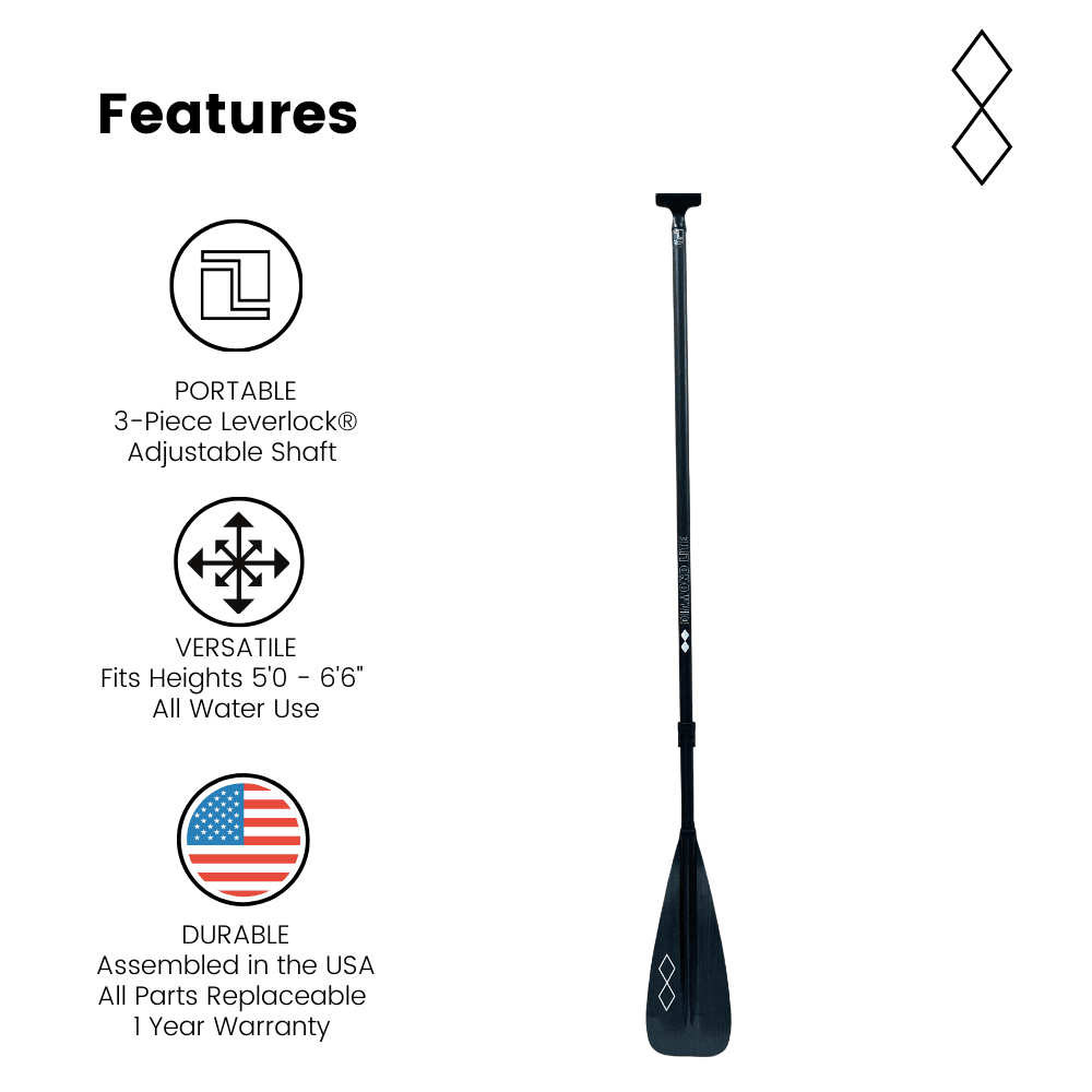Carbon 3-Piece SUP Paddle