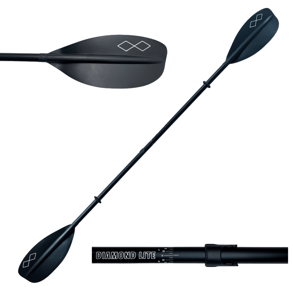 Carbon Blend 2-Piece Kayak Fishing Paddle