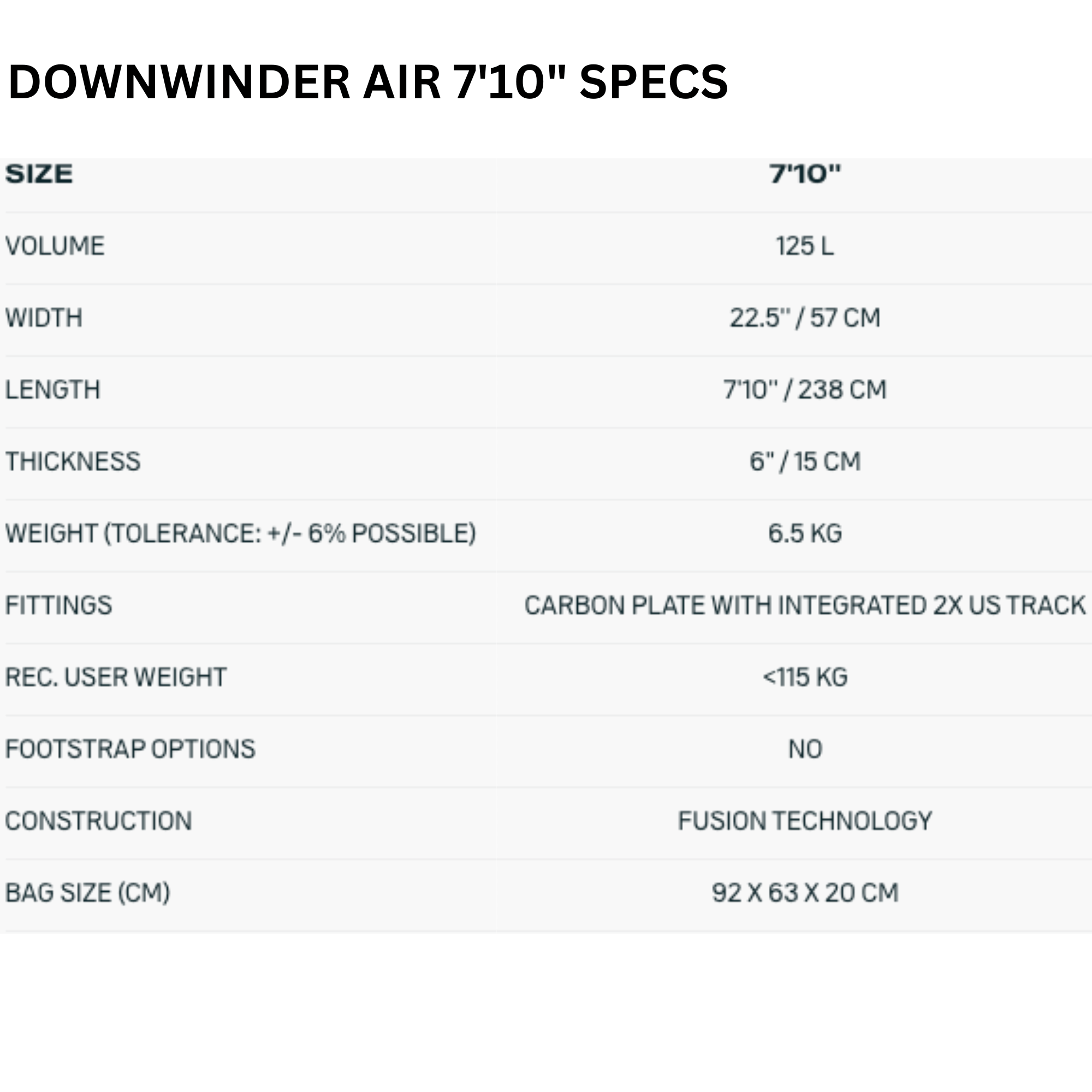 Duotone Downwinder Air Foil Board