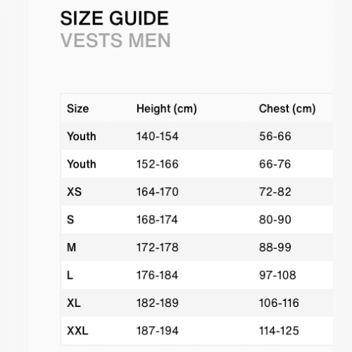 Size Guide